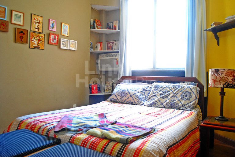 Linkhouse - COLORIDO E ACONCHEGANTE APARTAMENTO NO CORAÇÃO D
