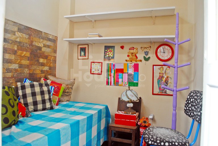 Linkhouse - COLORIDO E ACONCHEGANTE APARTAMENTO NO CORAÇÃO D