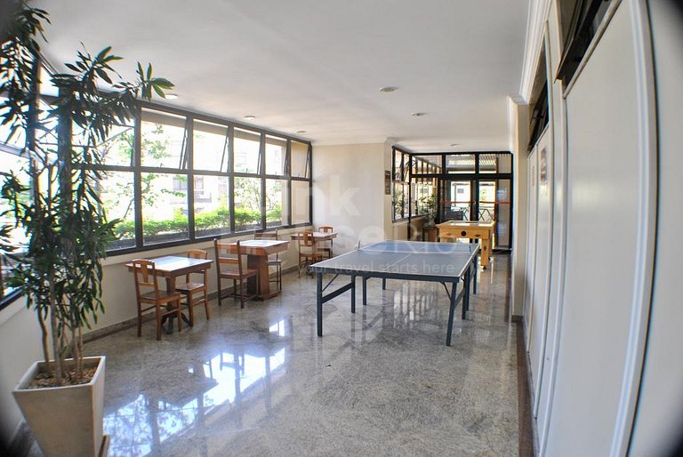 Apart Hotel Barra Leme com Muito Conforto no Melhor Ponto da