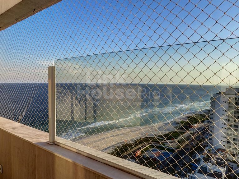 Apart Hotel Barra Leme com Vista Maravilhosa e 2 Qts B1-003