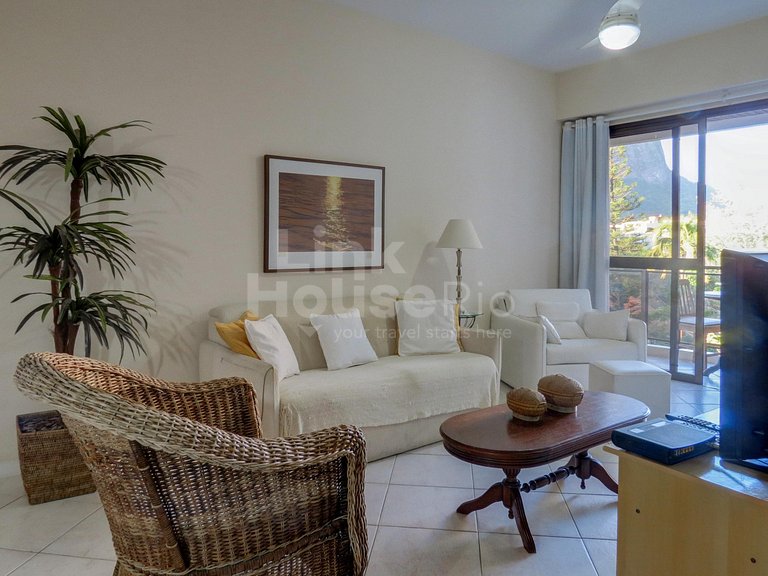 Apart Hotel Barra Leme com Muito Conforto no Melhor Ponto da