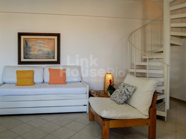 Linkhouse - ACONCHEGANTE COBERTURA DUPLEX IPANEMA #Y1-0015