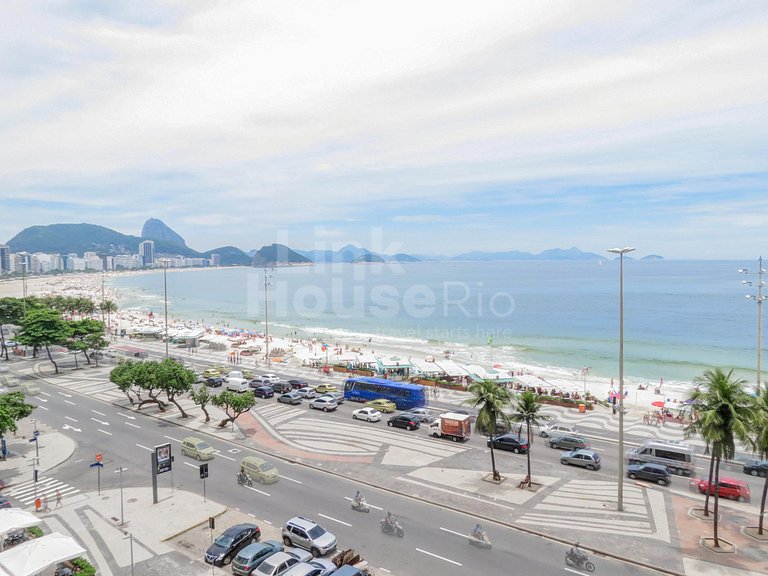 Maravilhosa Vista Mar e Muito Conforto em Copacabana C11-006