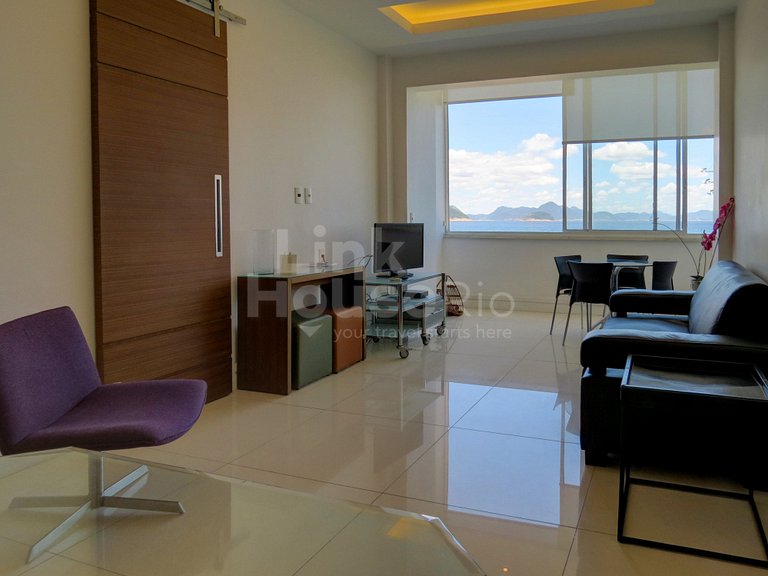 Maravilhoso apartamento Frontal Mar Copacabana C1-0025