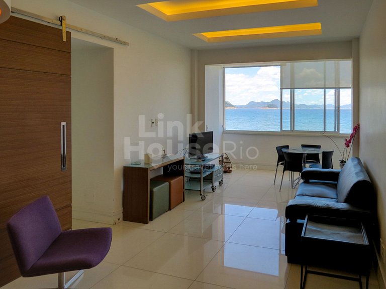 Maravilhoso apartamento Frontal Mar Copacabana C1-0025