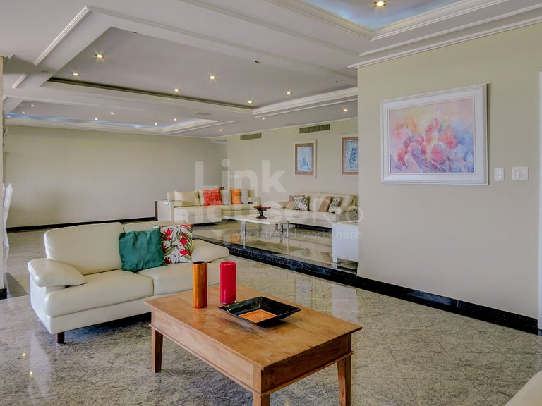 Apartamento Gigante com Varandão Frontal Mar no Melhor Ponto