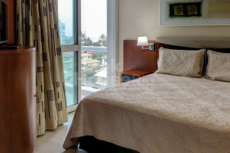 Linkhouse Rio: SEU FLAT COM VARANDA E VISTA NA QUADRA DA PRA