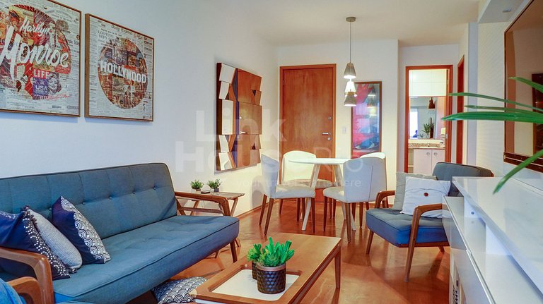 Ocean View. Awesome and Cozy 2-Bdr. Barra de Tijuca B1-0022