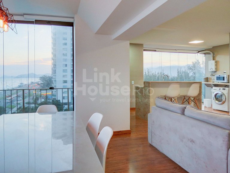 Wonderful View Ocean Front in Barra de Tijuca Apart Hotel B1