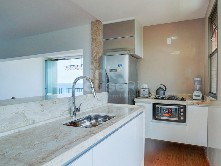 Apart Hotel com Maravilhosa Vista Mar na Barra de Tijuca B1-