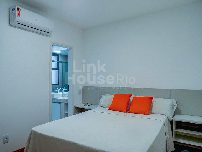 Apart Hotel com Maravilhosa Vista Mar na Barra de Tijuca B1-