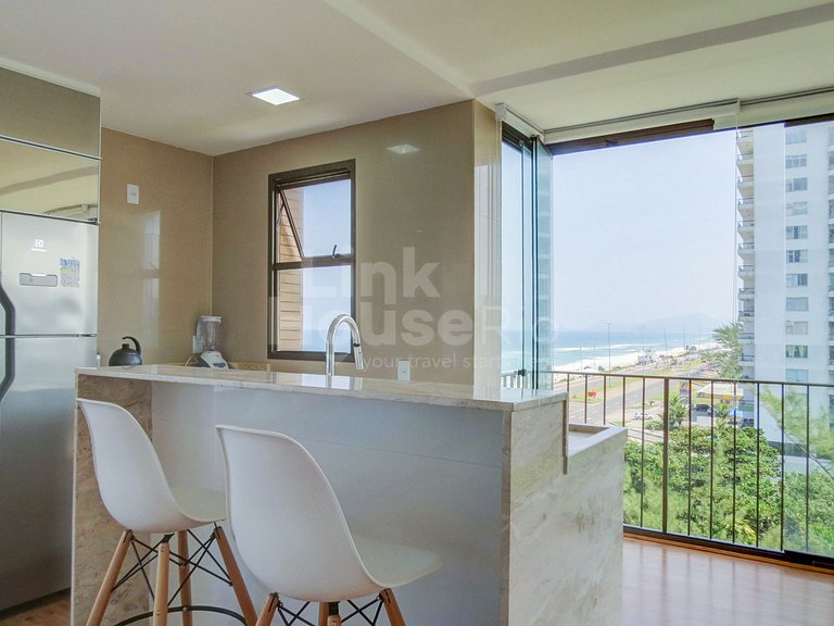 Apart Hotel com Maravilhosa Vista Mar na Barra de Tijuca B1-