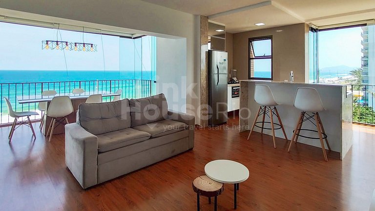 Apart Hotel com Maravilhosa Vista Mar na Barra de Tijuca B1-