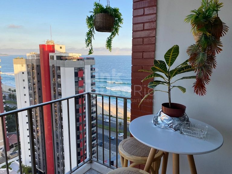 Cobertura de Luxo com Vista Mar em Apart Hotel RHR B11-008