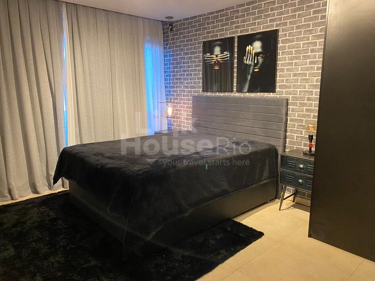 Cobertura de Luxo com Vista Mar em Apart Hotel RHR B11-008