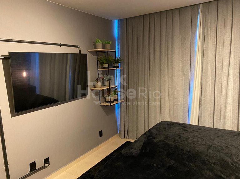 Cobertura de Luxo com Vista Mar em Apart Hotel RHR B11-008
