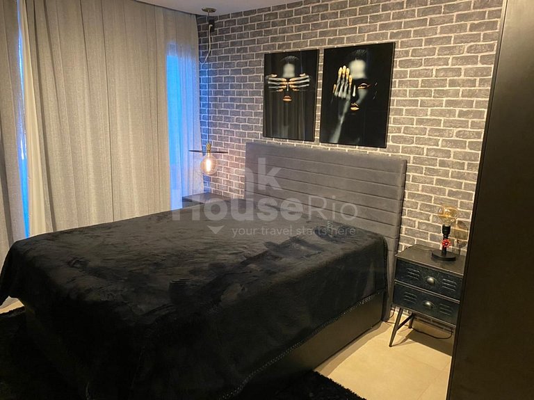 Cobertura de Luxo com Vista Mar em Apart Hotel RHR B11-008