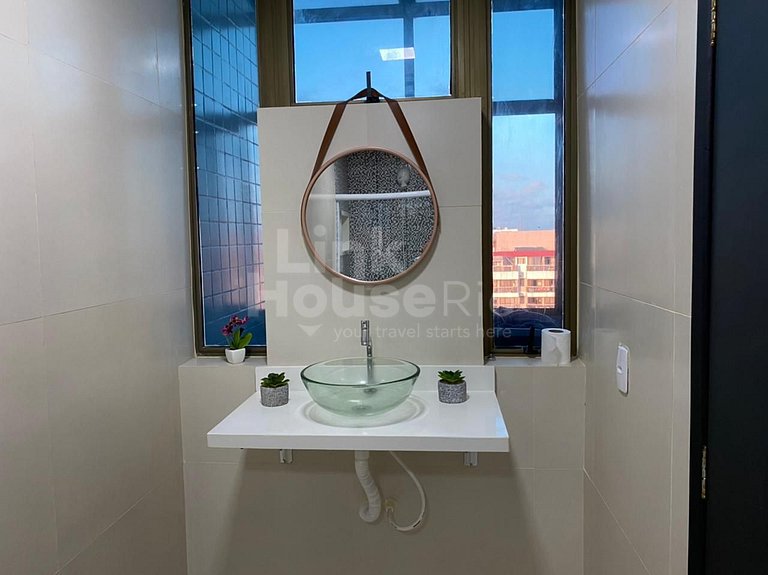 Cobertura de Luxo com Vista Mar em Apart Hotel RHR B11-008