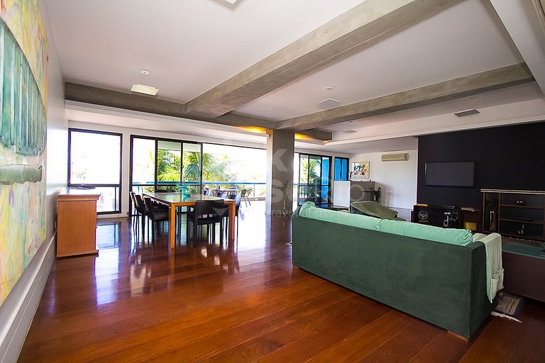 LinkHouse - SUA CASA DESCOLADA COM VARANDÃO EM FRENTE AO MAR