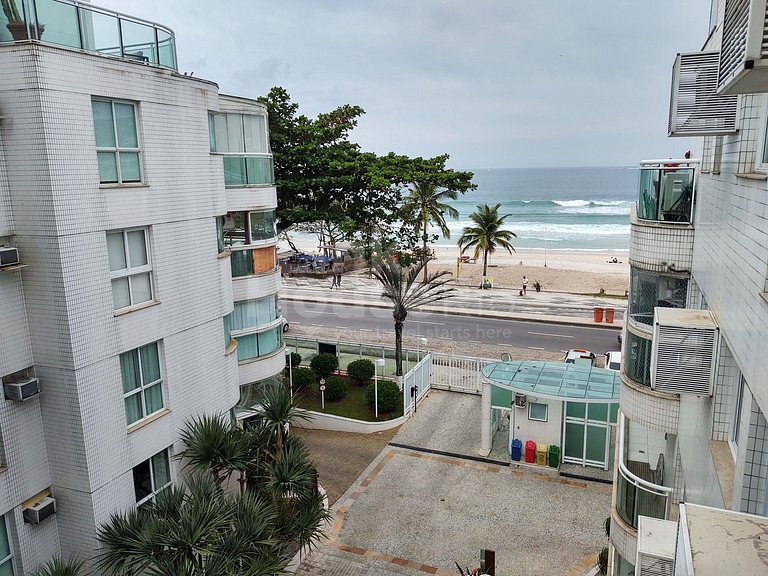 Lanai Apart Hotel, Flat Moderno com Vista Mar no Posto 2 da