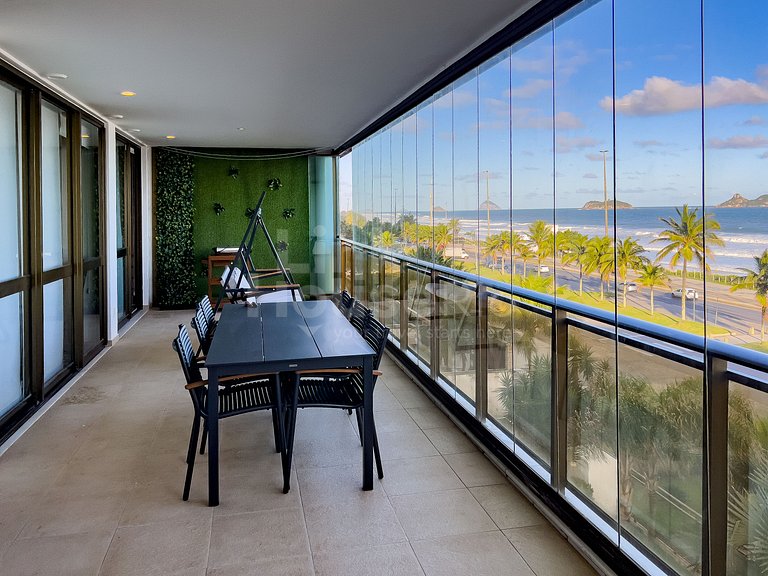 Luxo e Vista Mar Maravilhosa na Barra da Tijuca B11-0013
