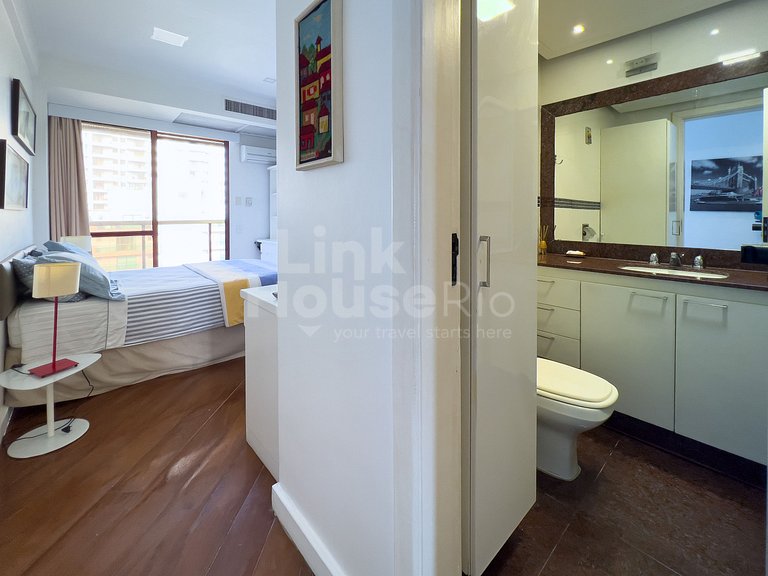 *LinkHouse* - SEU CAMAROTE VIP NO POR DO SOL DE IPANEMA #A1-