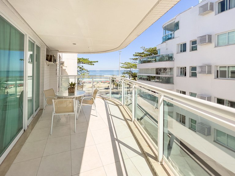 Lanai Apart Hotel com Vista Lateral Mar no Posto 2 da Barra