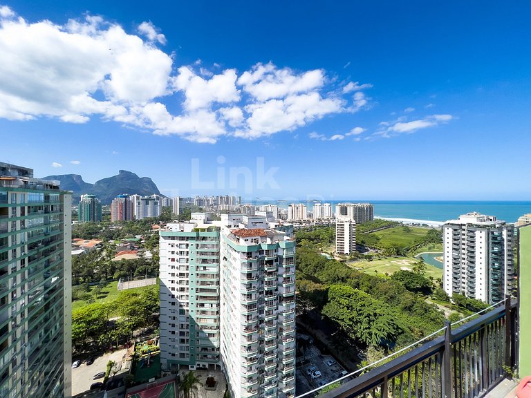 Maravilhosa Cobertura com Vista Panorâmica, Piscina e varand