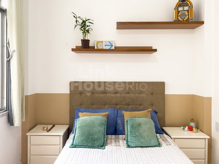 Apartamento Lindo e Confortável de Lado à Praia de Copacaban
