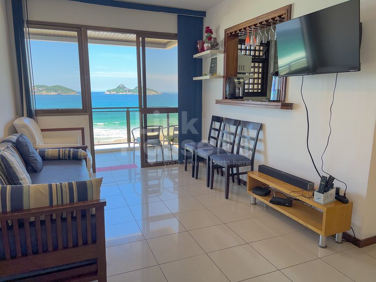 Apart Hotel Barra Leme com Vista Maravilhosa e 2 Qts B1-003