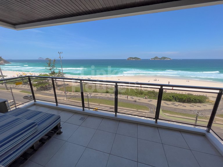 Apart Hotel Barra Leme com Vista Maravilhosa e 2 Qts B1-003
