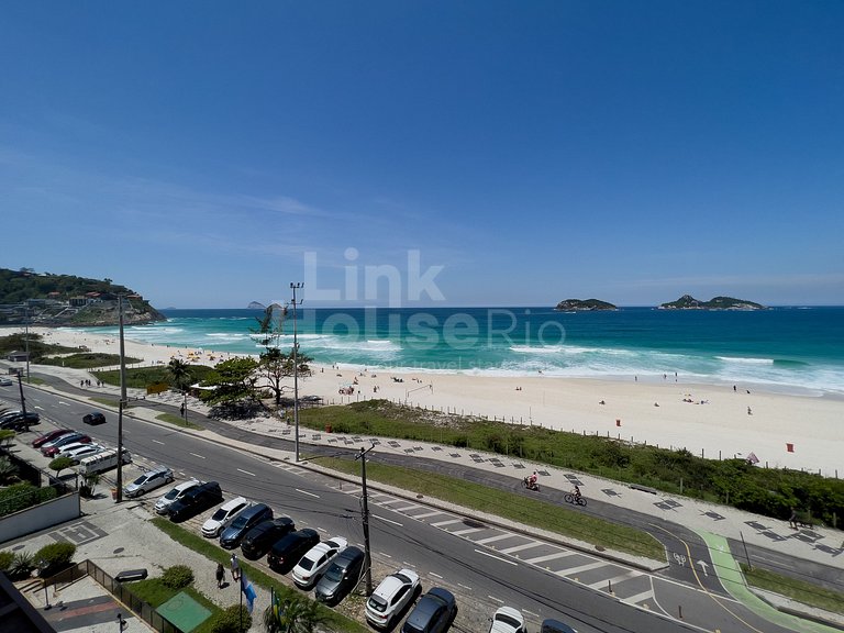 Apart Hotel Barra Leme com Vista Maravilhosa e 2 Qts B1-003