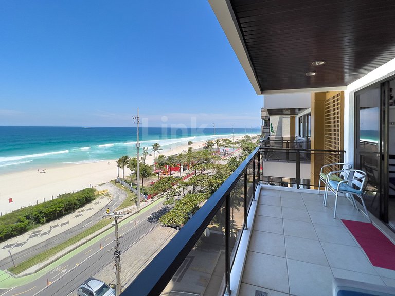 Apart Hotel Barra Leme com Vista Maravilhosa e 2 Qts B1-003