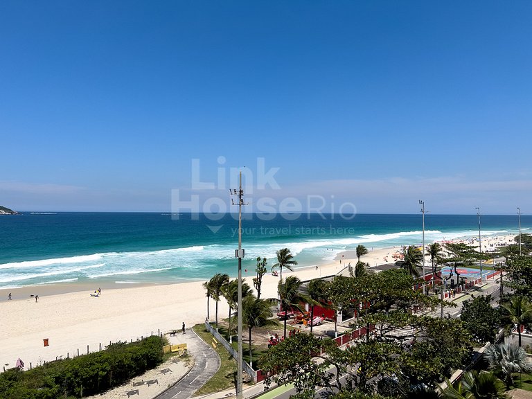 Apart Hotel Barra Leme com Vista Maravilhosa e 2 Qts B1-003