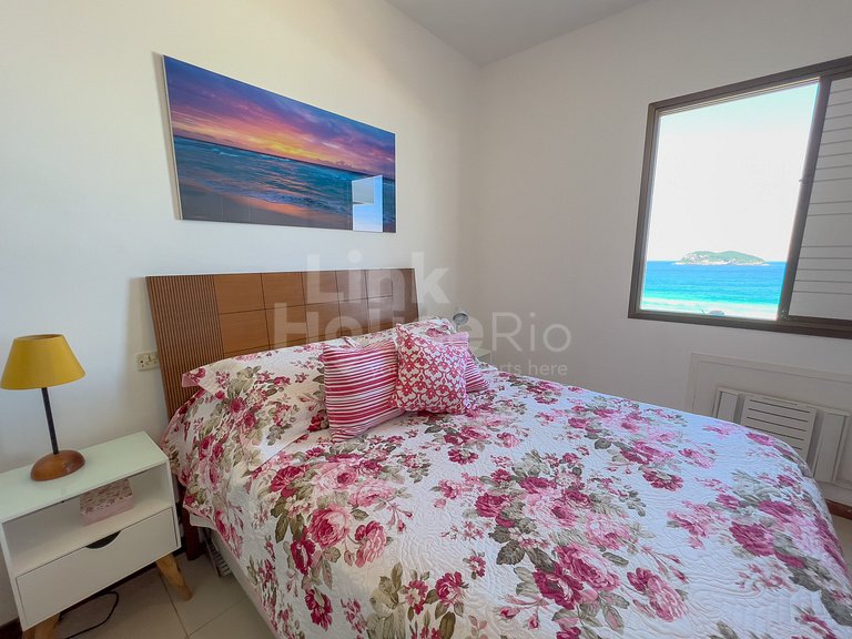 Apart Hotel Barra Leme com Vista Maravilhosa e 2 Qts B1-003