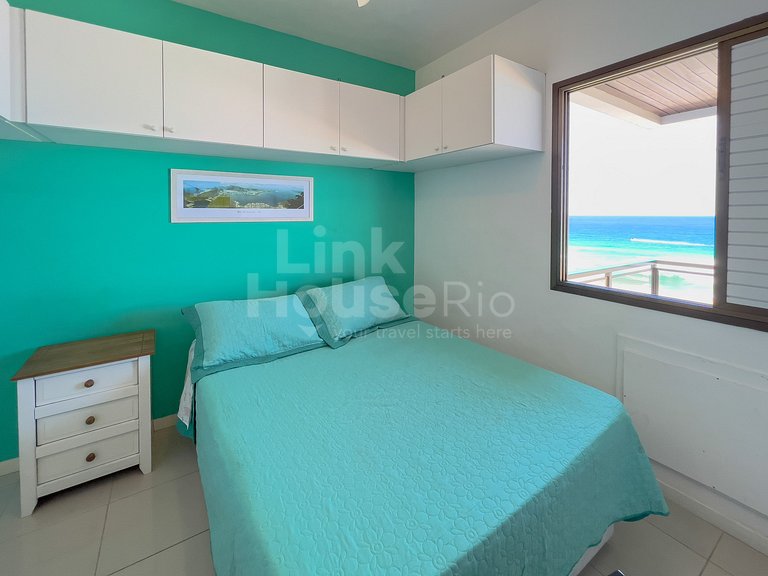 Apart Hotel Barra Leme com Vista Maravilhosa e 2 Qts B1-003