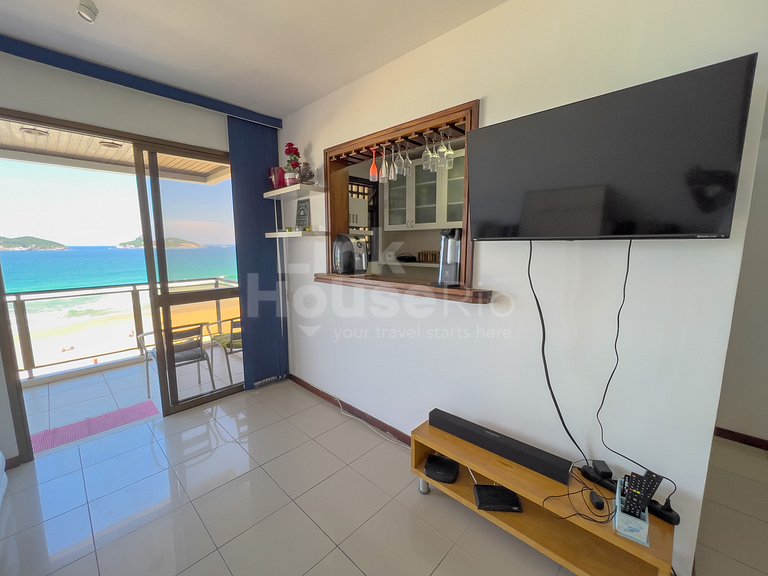 Apart Hotel Barra Leme com Vista Maravilhosa e 2 Qts B1-003