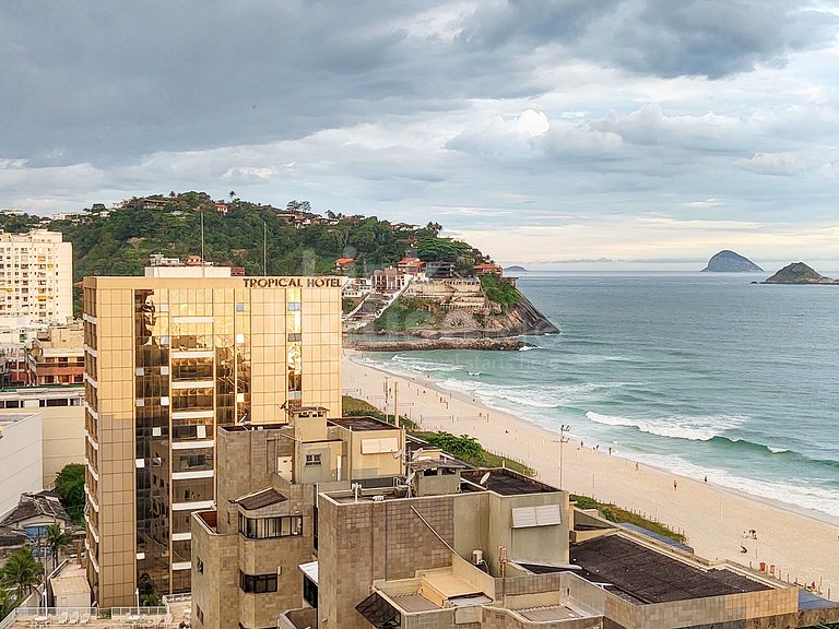 Apart Hotel Barra Leme com Vista Mar e Montanha B1-001