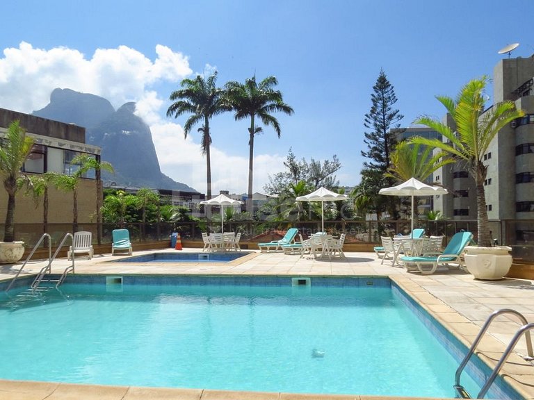Apart Hotel Barra Leme com Vista Mar e Montanha B1-001