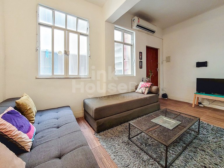 Lindo e Espaçoso Apartamento Entre Copa e Ipanema!