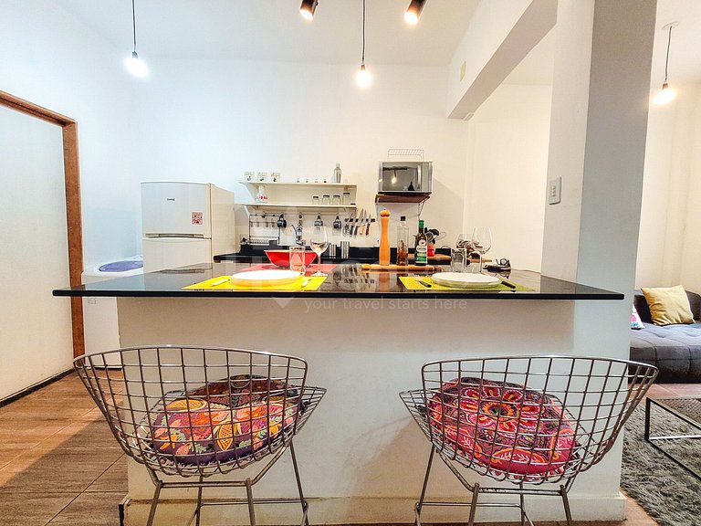 Lindo e Espaçoso Apartamento Entre Copa e Ipanema!