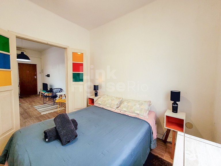 Lindo e Espaçoso Apartamento Entre Copa e Ipanema!