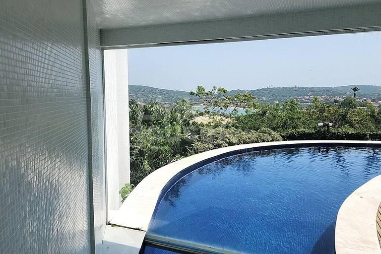 Casa com vista panoramica da Praia da Ferradura